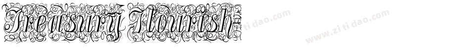 Treasury Flourish字体转换
